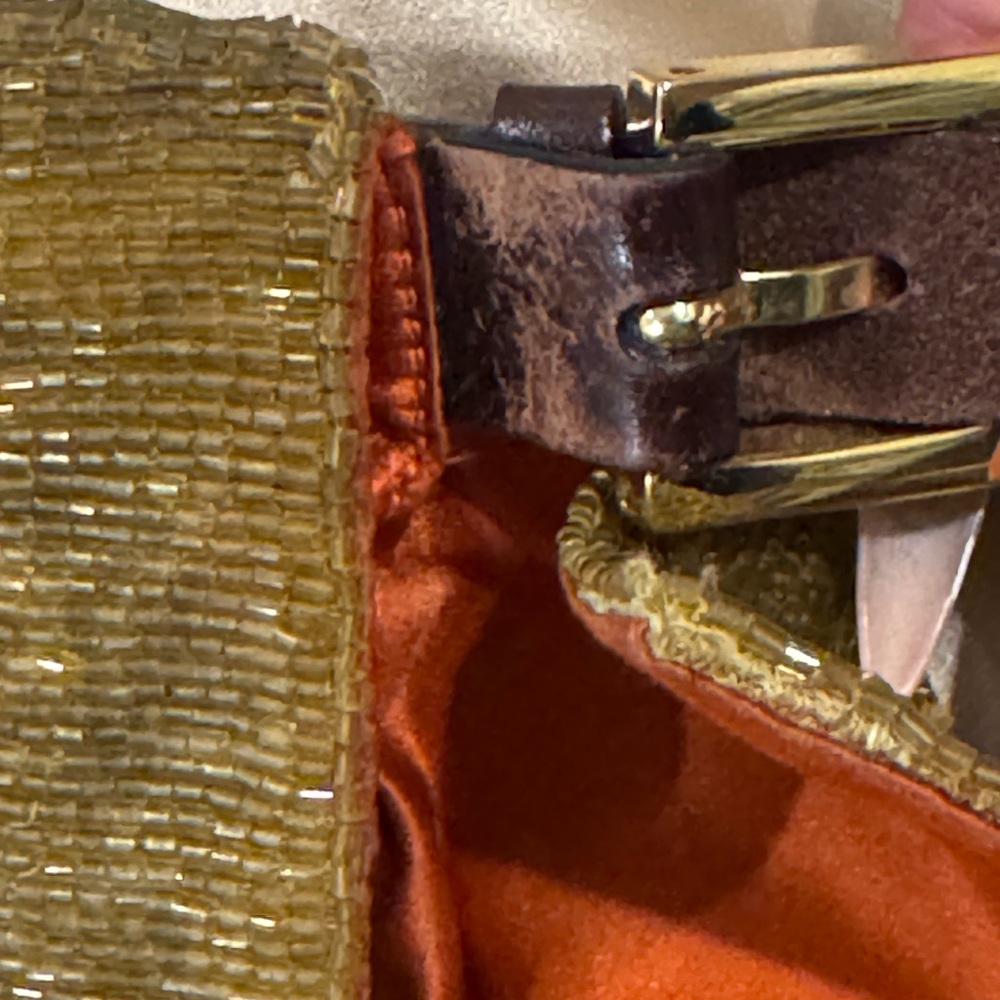 Fendi Gold Sequin Shoulder Bag - Picture 11 of 11